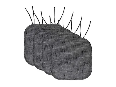 Herringbone Memory Foam Chair Cushions