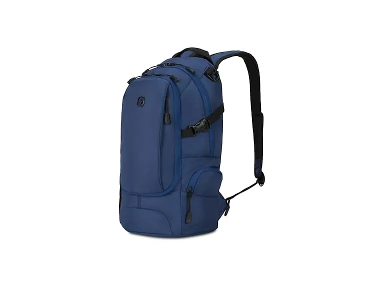 SWISSGEAR Backpack, Slim Profile, Navy Ballistic,15.9L, 18-Inch