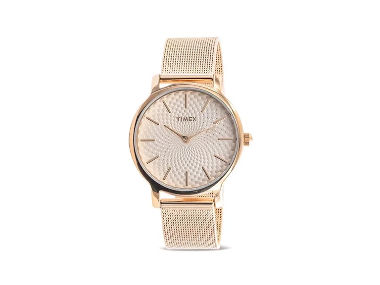 Timex Gold-Tone Mesh Women's Watch (Open Box)