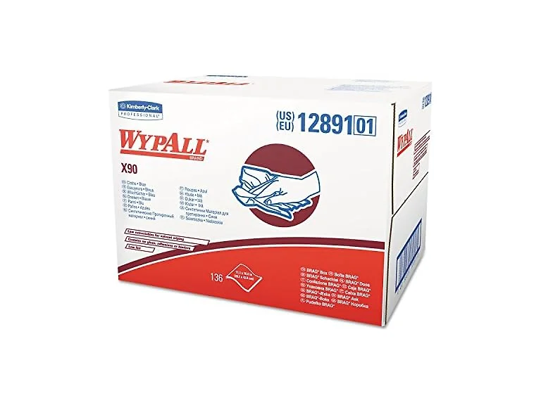 Kimberly-Clark KCC12891-Wypall X90 Cloths