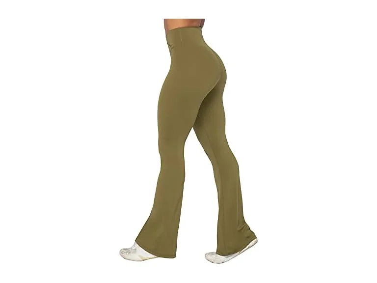 Sunzel Flare Leggings 30in M Martini Olive