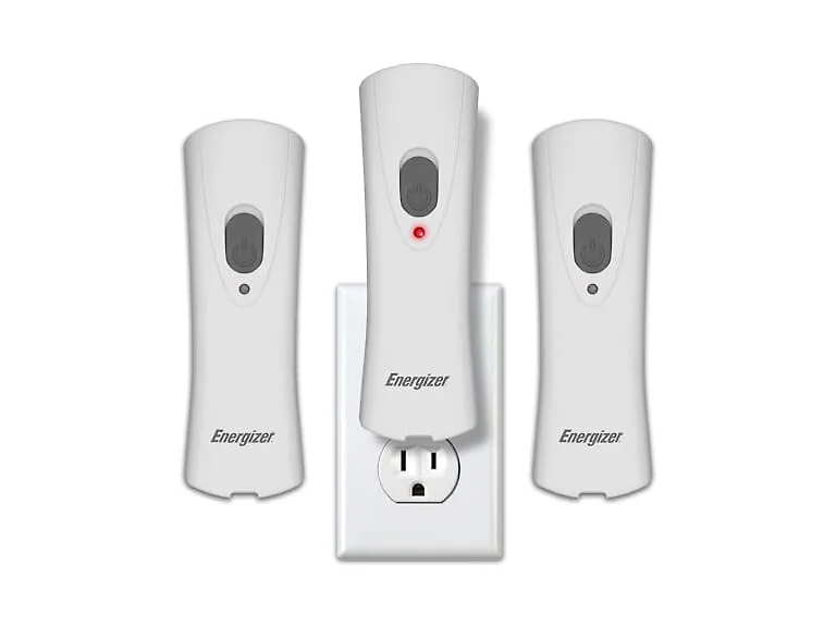 Energizer Weatheready Rechargeable LED Plug In Lights 3PK