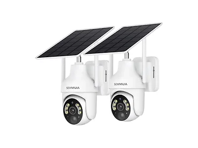 SEHMUA 2K Solar Security Cameras