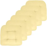 Sweet Home Collection SHC-PATIO-YEL-6PK 6-Pack Rever