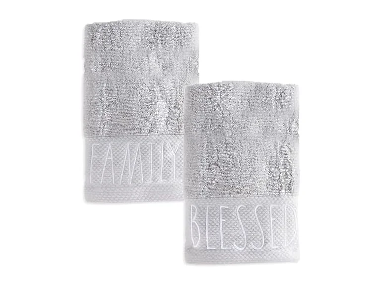 Rae Dunn Hand Towels, Embroidered