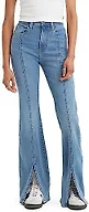 Levi's Women's 726 High Rise Flare Split Hem Jeans, (New) Everyone's A Winner, 33 Regular