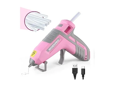 WORKPRO 3.6V Cordless Hot Glue Gun