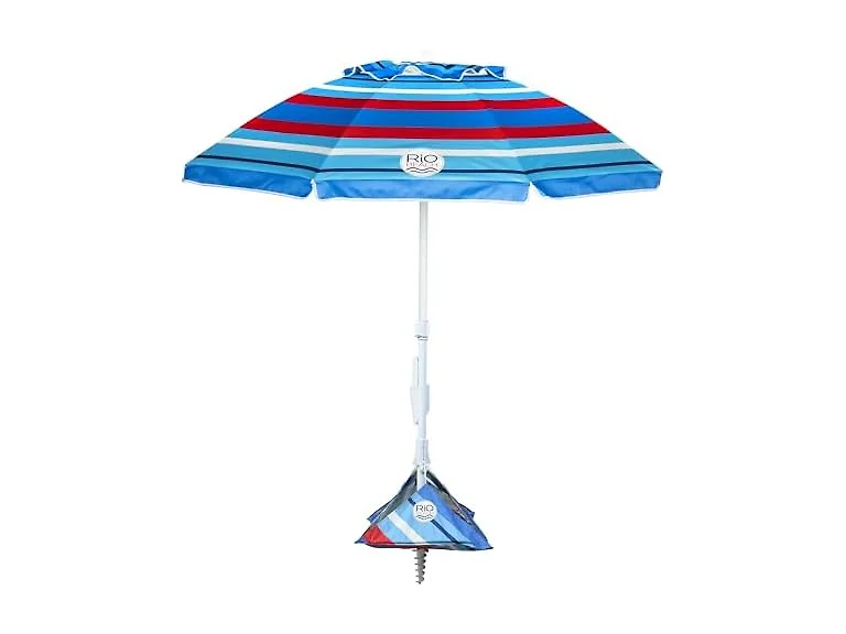 Rio Brands 6.5' Tilt Portable Beach Umbrella