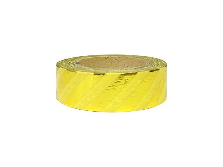 Wrapables Colorful Washi Masking Tape, Yellow