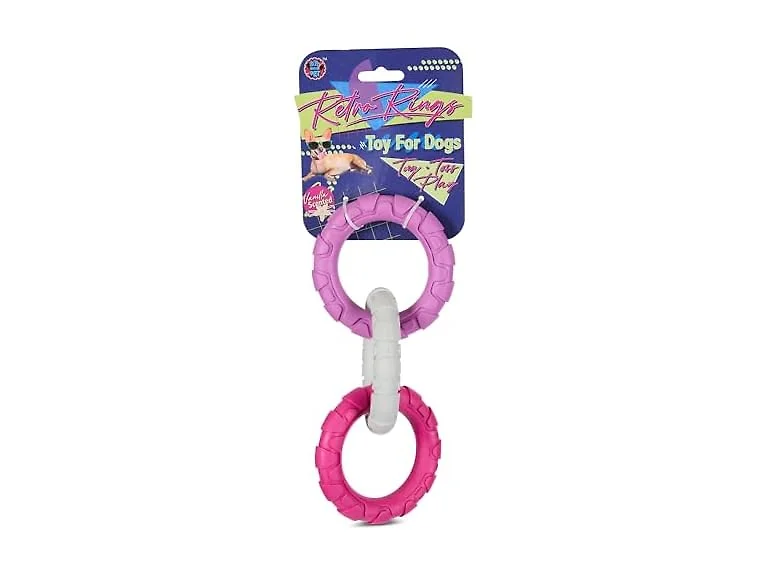 Bow Wow Pet Triple Rings Dog Toy – Vanilla Scented