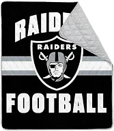 Northwest NFL Las Vegas Raiders Strip Sack Taffeta Outdoor Blanket, Foldable Camping, Picnic Ground Mat, 60 x 70 Inches