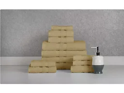 Bibb 12 Piece Egyptian Cotton Towel Set