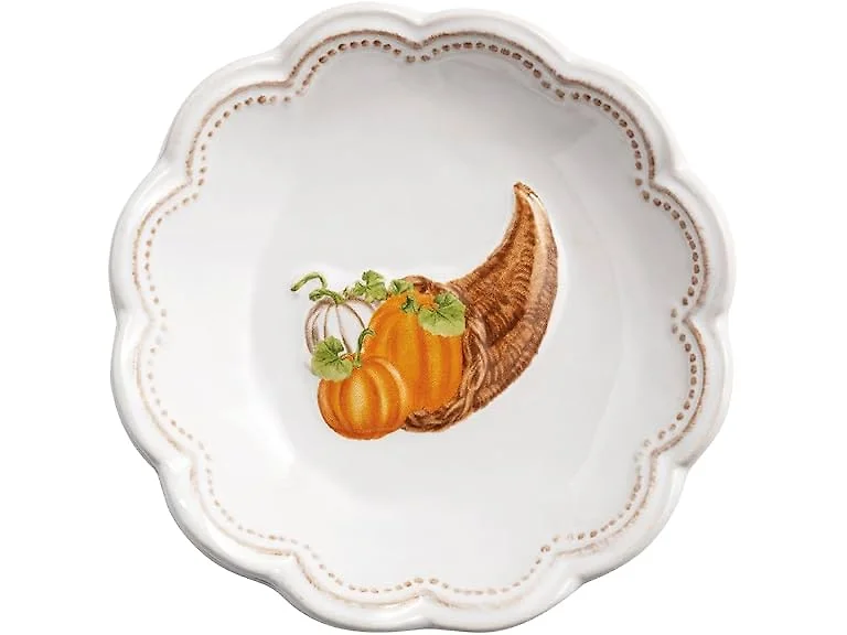 Mud Pie Thanksgiving Cornucopia Dipping Bowl Set