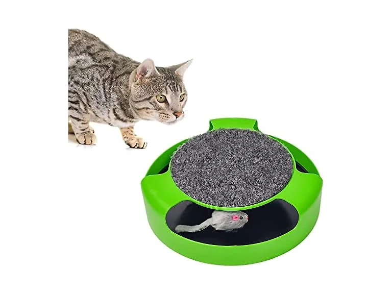 Kole KI-OC992 Cat Scratch Pad Spinning Toy w