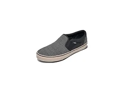 Vans Men's Asher Slip-On Shoe, Houndstooth Black/Taupe, 7