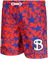 Bucketsquad Men's X Ultra Game NBA Officially Licensed Buckie Mesh Ultimate Basketball Shorts - OG Fit, Philadelphia 76ers, Team Color, Small