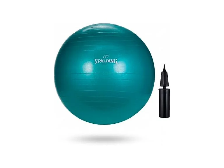 Spalding - Gym Ball with Pump (65 Cm), Teal