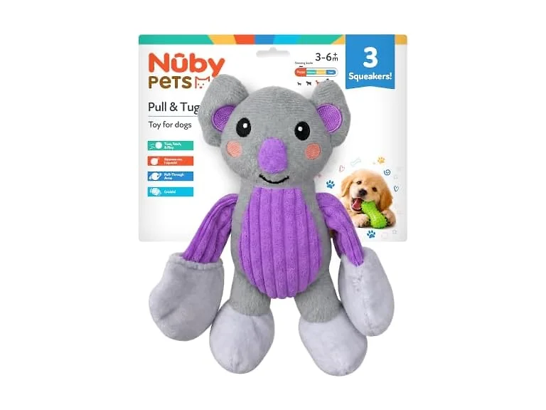 Nuby Nuby Pull & Tug Dog Toy  Interactive