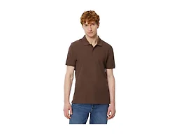 Amazon Essentials Men's Slim-Fit Short-Sleeve Cotton Pique Polo Shirt, Rich Hazel, Large