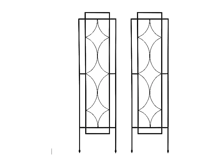 Sunnydaze 2-Pc Diamonds Garden Trellis