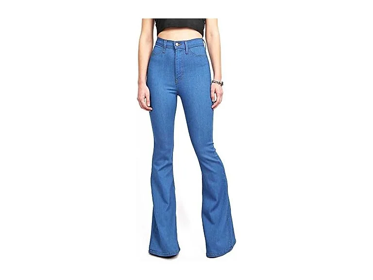 Vibrant Women (15) Juniors Bell Bottom High Jeans