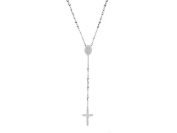 Iron Saints LGR-46-006N Beaded Rosary w- Medal & Cross