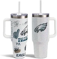 The Memory Company Officially Licensed 2-Pack Game Day Tumblers Team Spirit/Bling, Philadelphia Eagles