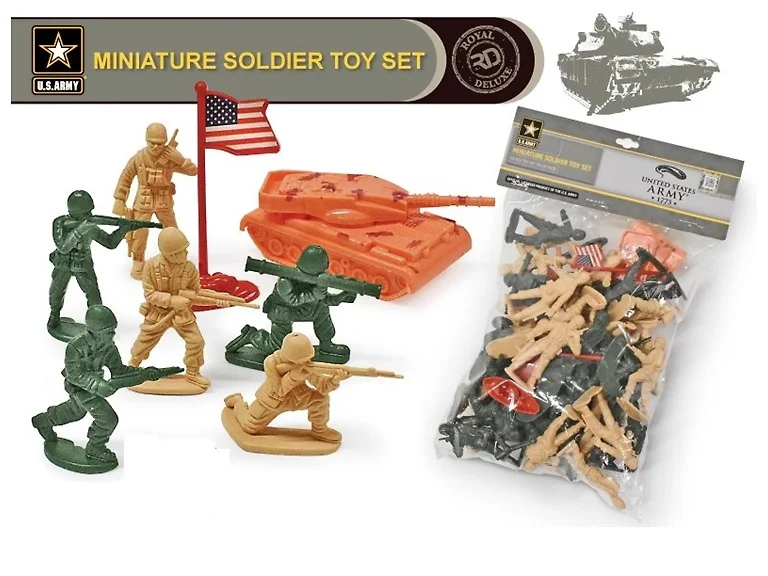 U.S. Army Toy Soldier Bundle (50 pcs)