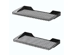 LUGO WS-2412 BLK LUGO 24"x12" Garage Wall Shelves, 2 Pack, B