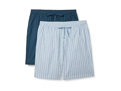 Amazon Essentials Men Cotton Poplin Pajama Shorts