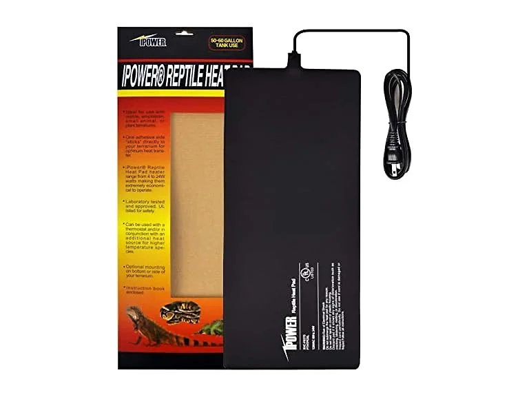 iPower 24W Reptile Heat Mat 8in x 18in