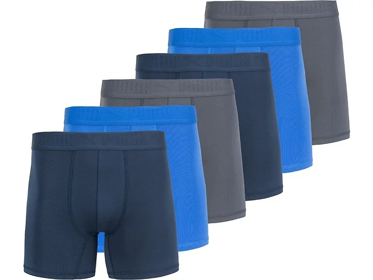 PUMA 6 Pack Ultra Soft Boxer Briefs