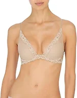 Natori Womens Feathers Contour Plunge