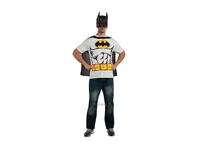 Rubies Men (XL) Extra Batman T-Shirt Cape