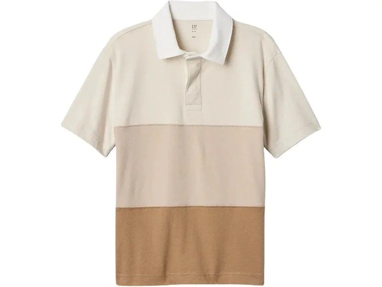 GAP Boys (M) Short Sleeve Rugby Tee Chino