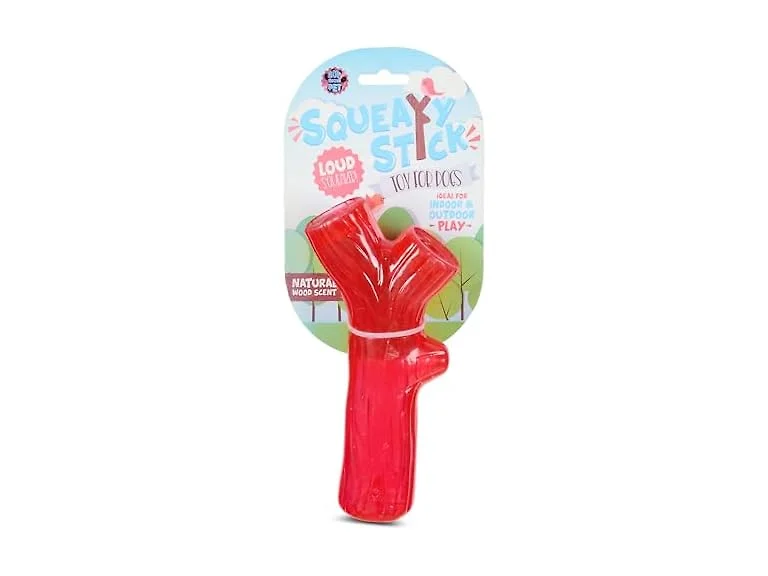 Bow Wow Pet Squeaky Stick Dog Toy – Loud Squeker