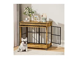 HugCoz 7002 HugCoz 38 Dog Crate Furniture Size L, Rustic