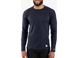 Carhartt Men's Base Force Midweight Classic Crew, Navy, X-Large