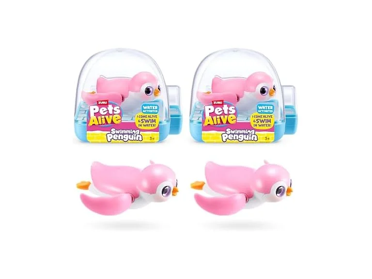 Pets Alive Swimming Penguin 2 Pack