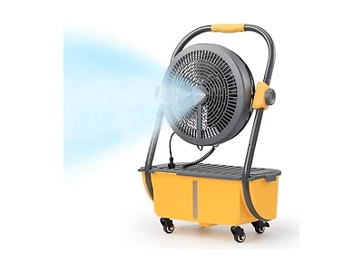 TURBRO AirSupply MS12 Portable Mist Fan Yellow