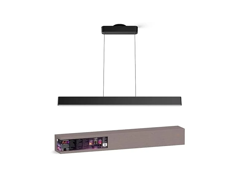 PHILIPS Hue Ensis Smart LED Pendant Light Black