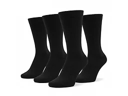 PBG GROUP PBG-24PCREWBK10 Size 10-13 Mens Crew Socks Cot