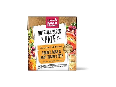 The Honest Kitchen Butcher Block Pate: Turkey, Duc