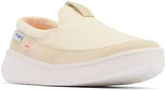 Columbia Womens PFG Boatside Slip On Boat Shoe, Lemon Wash/Tiki Pink, 12
