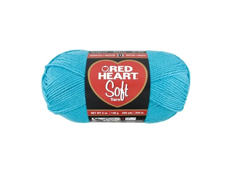 Red Heart Soft Yarn, Turquoise