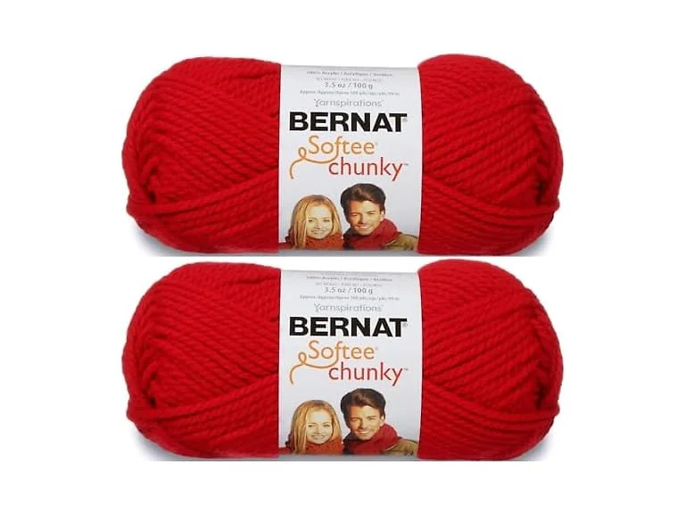 Bernat Softee Chunky Yarn, 3.5 Oz, Gauge 6