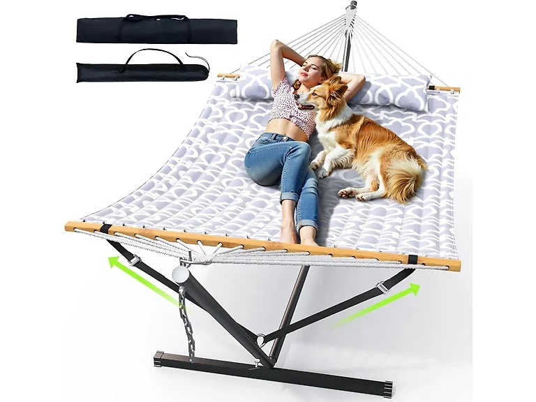 ANAGOO Double Hammock with Stand, Heavy Duty