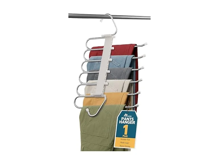 Lifemaster Space Saving Pants Hangers 1 Pack