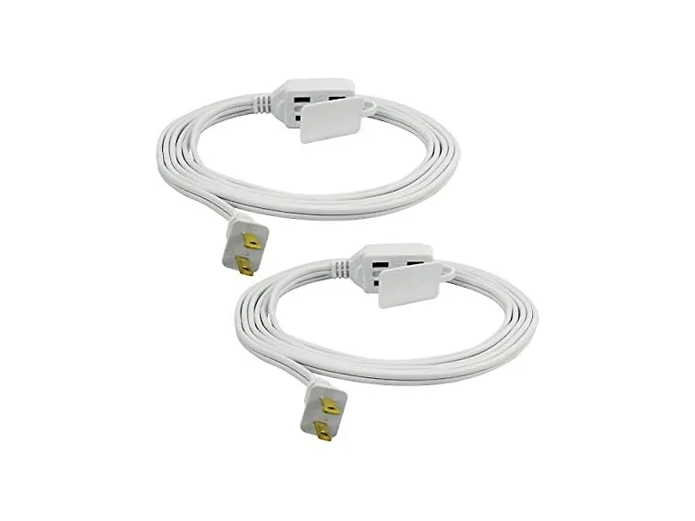 Clear Power 3 Outlet Indoor Extension Cord (2-Pack) 16/2 SPT-2