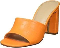 The Drop Women's Pattie High Block Heeled Mule Sandal